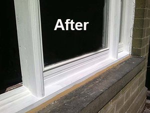 after Old window repair service