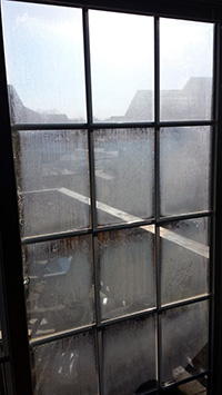 Fix foggy window before - Window repair Inc