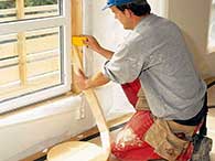 window insulation setup